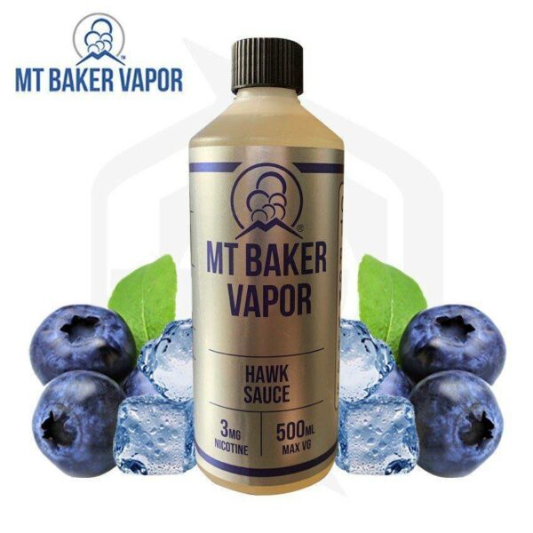 MT BAKER VAPOR - Hawk Sauce E Juice 240ml ام تي بيكر - هوك صوص