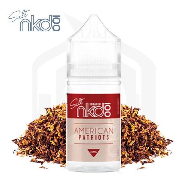 naked 100 tobacco american patriots | NKD Salt Nicotine E-Juice Naked 100 American Patriots 60ml