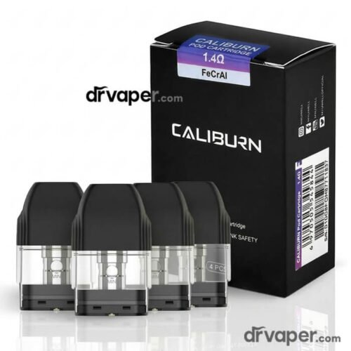 عبوة بودات كاليبرن الأصلية بمقاومة 1.4 أوم تحتوي على 4 قطع من متجر دكتور فيب السعودية.