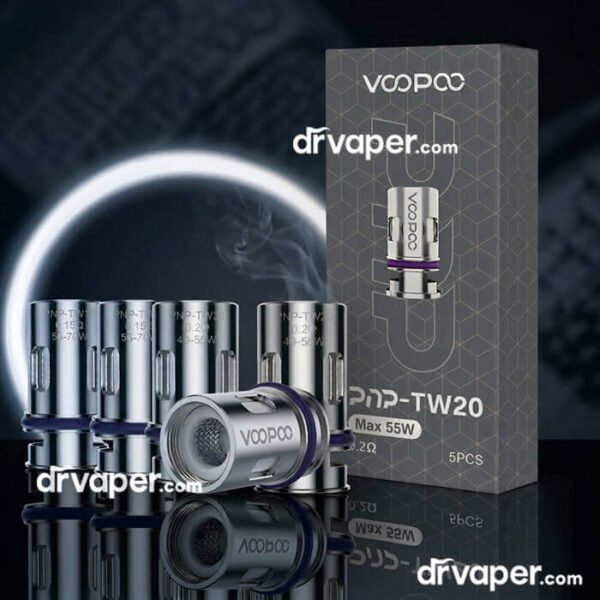 Original VOOPOO PnP-TW20 Coils 0.2 ohm resistance Dr. Vape Saudi Arabia store