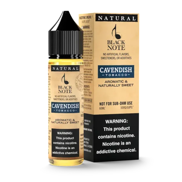 بلاك نوت كافينديش توباكو 60 مل علبه | black note cavendish tobacco 60ml bottle