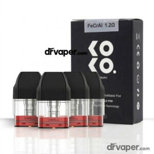 Pack of 4 original Uwell Caliburn Koko pods 1.2 ohm from Dr Vape Saudi Arabia