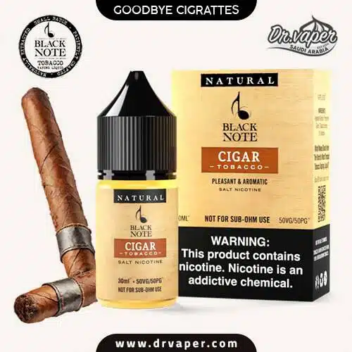 BLACK NOTE CIGAR SALT NICOTINE 30ML Saudi vape BLACK NOTE CIGAR SALT NICOTINE 30ML Saudi vape