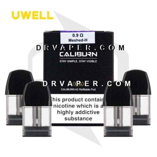 Uwell - Caliburn A2 / AK2 Pods – 0.9Ω (4-Pack)