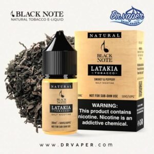 بلاك نوت لاذقية سولت نيكوتين 30 مل | blacknote latakia salt nicotine 30ml