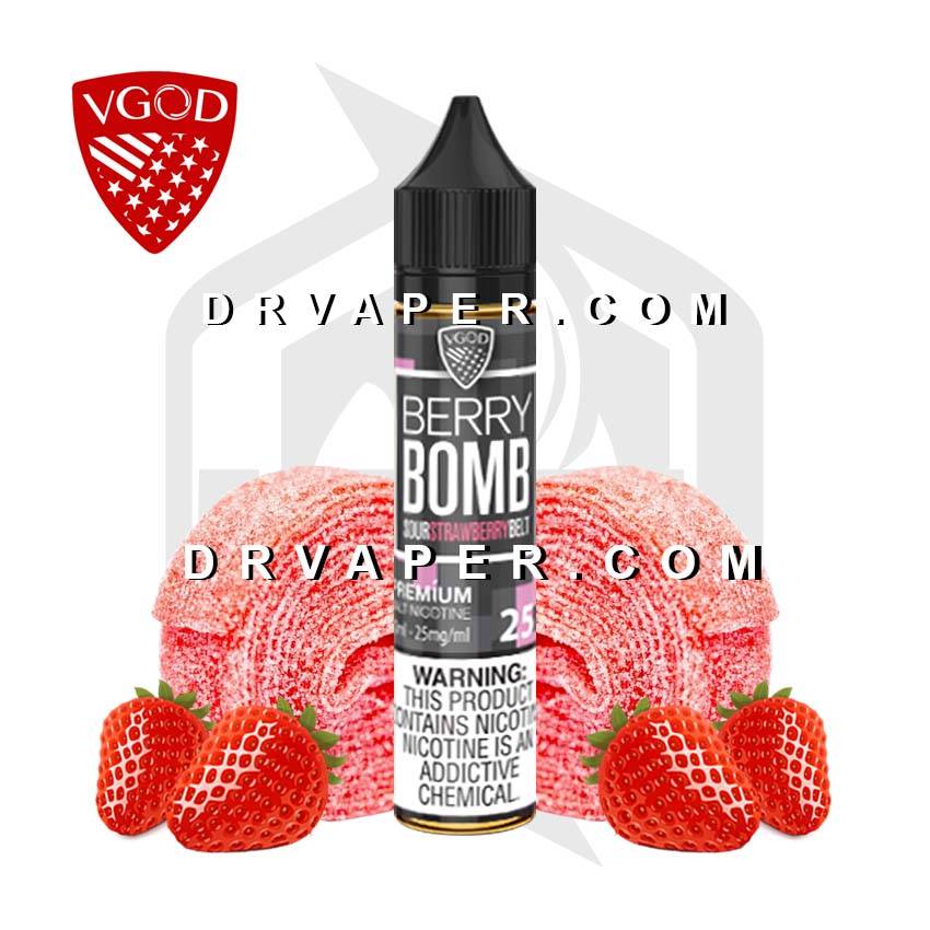 فيقود فراوله بومب سولت نيكوتين 30 مل VGOD BERRY BOMB SALT NICOTINE 30ML saltnic