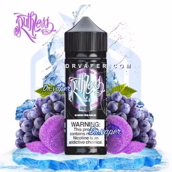 روثلس عنب ايس بارد نكهه عنب ايس بارد 120 مل ruthless grape drank ice