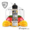 افضل-نكهة-مانجو-للفيب-vgod-mango-bomb افضل نكهة مانجو للفيب من فيقود 60 مل فري بيز بجانب قطع ثمار المانجو الطبيعية
