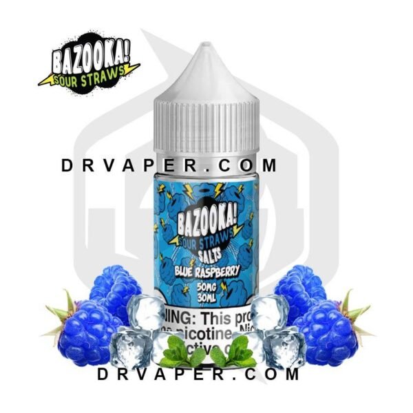 بازوكا توت ازرق بارد سولت نك | bazooka blue raspberry ice saltnic بازوكا توت ازرق بارد سولت نك | bazooka blue raspberry ice saltnic
