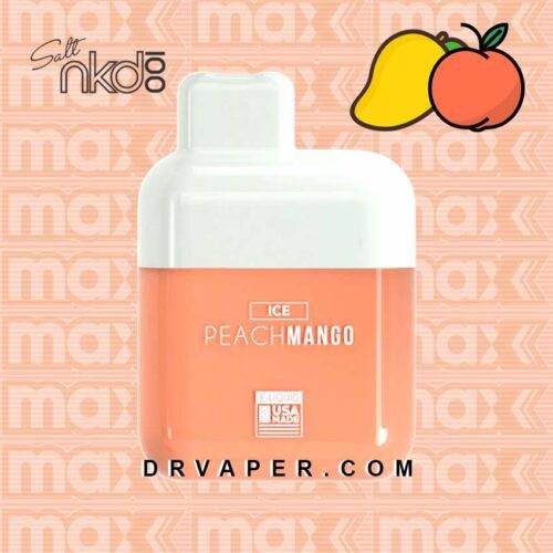 named max peach mango NAKED SALT MAX - PEACH MANGO ICE 4500 DISPOSABLE POD