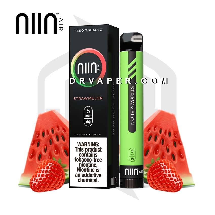 niin strawberry watermelon 2000puffs NIIN Air - STRAWBERRY WATERMELON TFN Disposable Vape Pen 2000puff