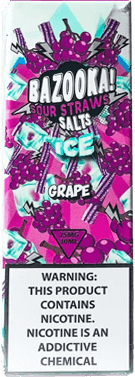 BAZOOKA GRAPE ICE SALT NICOTINE 30ML BOX