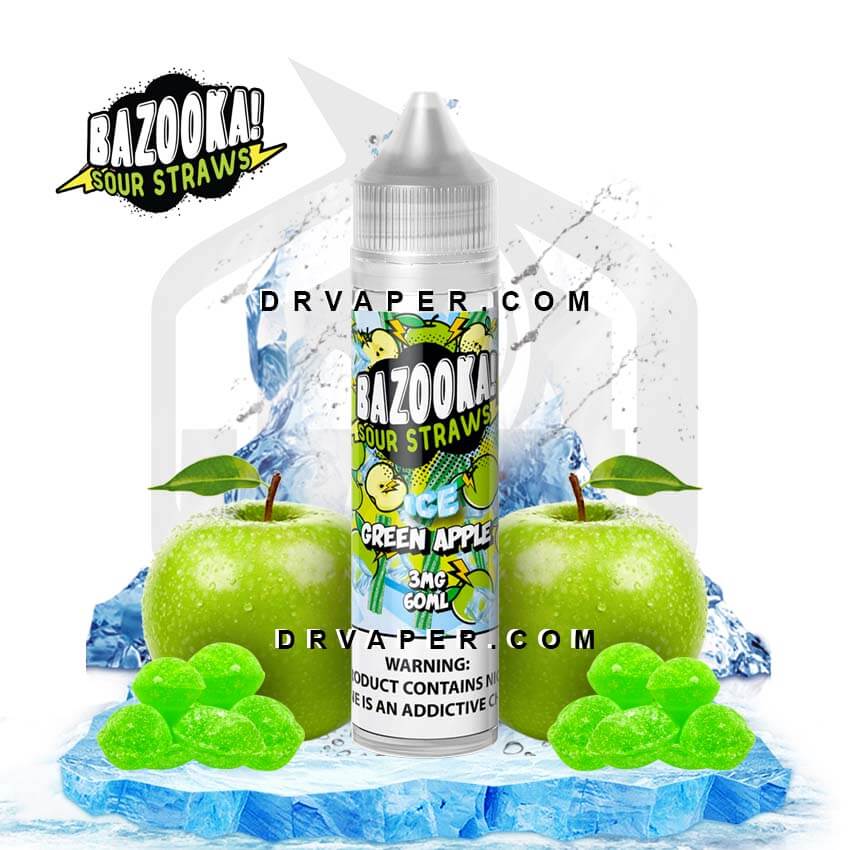 BAZOOKA GREEN APPLE ICE 60ML