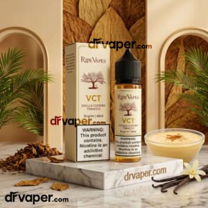 Authentic VCT 60ml Flavor Tobacco Vanilla Custard 3mg from Dr. Vape