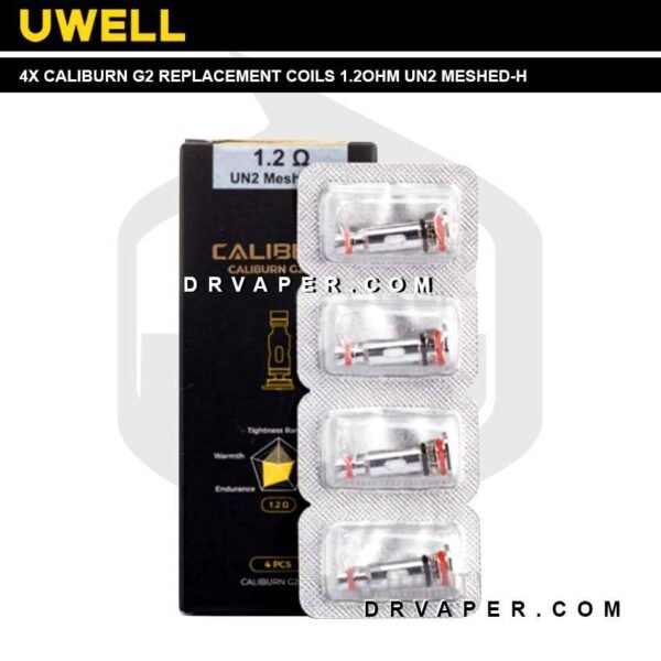 UWELL CALIBURN G2 REPLACEMENT COILS 1.2ohm Meshed-H