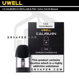 uwell CALIBURN A3 REFILLABLE POD 1.0ohm FeCrAl Meshed