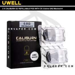 uwell CALIBURN G2 REFILLABLE POD WITH 0.8ohm UN2 Meshed-H