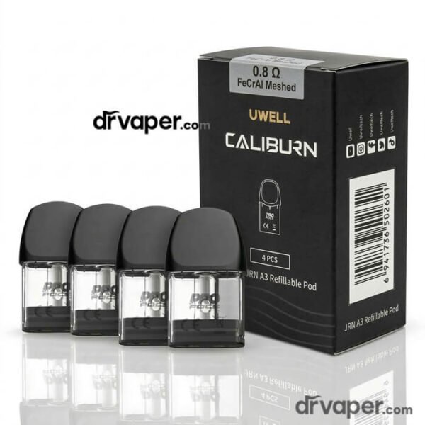 بودات كاليبرن A3 الأصلية مقاومة 0.8 أوم من يو ويل مع 4 بودات تعبئة علوية