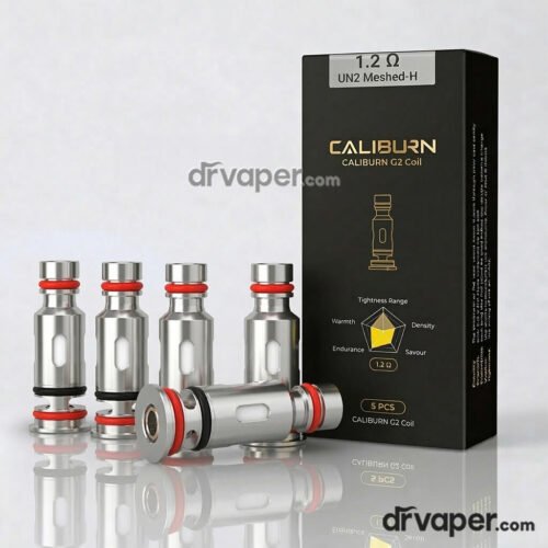 عبوة كويلات كاليبرن جي 2 الأصلية بمقاومة 1.2 أوم من يو ويل (4 قطع) - متجر دكتور فيب