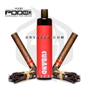 vgod 4k cubano 4000 puffs cuban cigar vanilla cream