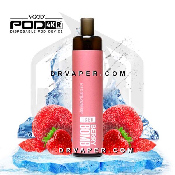 vgod 4k iced berry bomb 4000puff