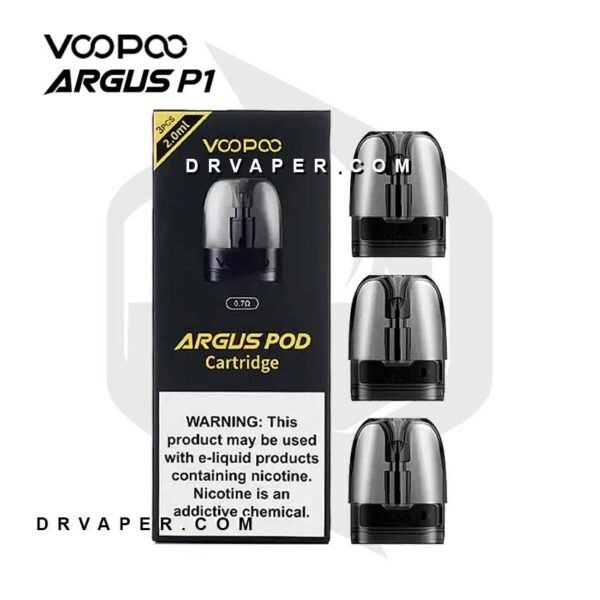VOOPOO ARGUS REPLACEMENT PODS 0.7ohm VOOPOO ARGUS REPLACEMENT PODS 0.7ohm