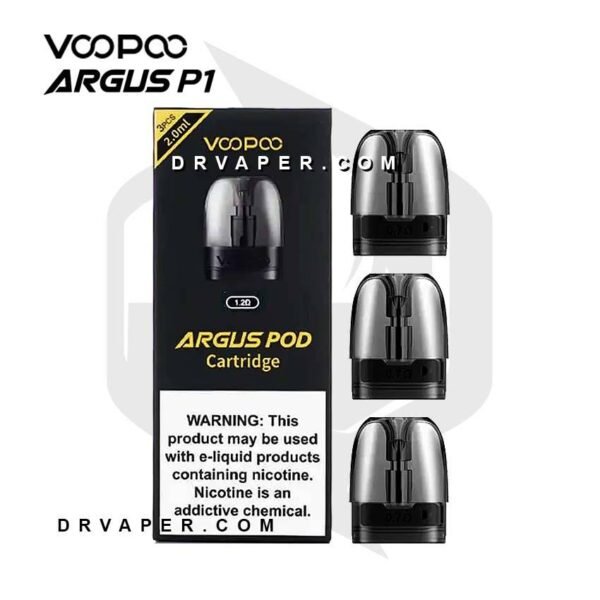 VOOPOO ARGUS REPLACEMENT PODS 1.2ohm VOOPOO ARGUS REPLACEMENT PODS 1.2ohm