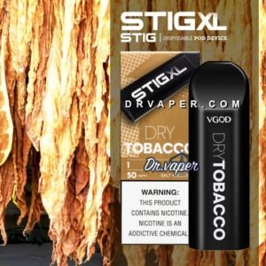 STIG XL DRY TOBACCO DISPOSABLE 700 PUFFS STIG XL DRY TOBACCO DISPOSABLE 700 PUFFS