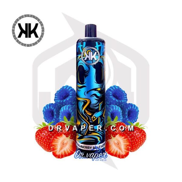 كي كي انيرجي فراوله توت ازرق 5000 سحبه kk strawberry blueberry