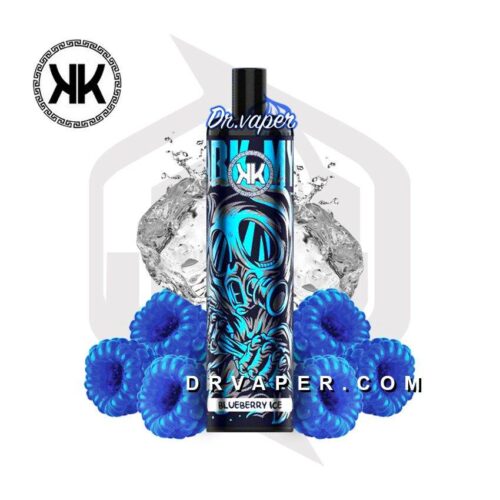 كي كي انيرجي توت ازرق بارد 5000 سحبه kk anergy blueberry ice