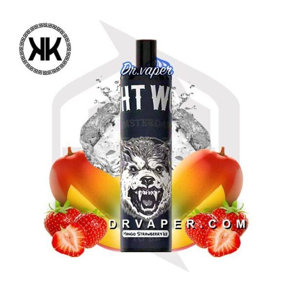 كي كي انيرجي مانجا فراوله بارد 5000 سحبه kk anergy mango strawberry ice