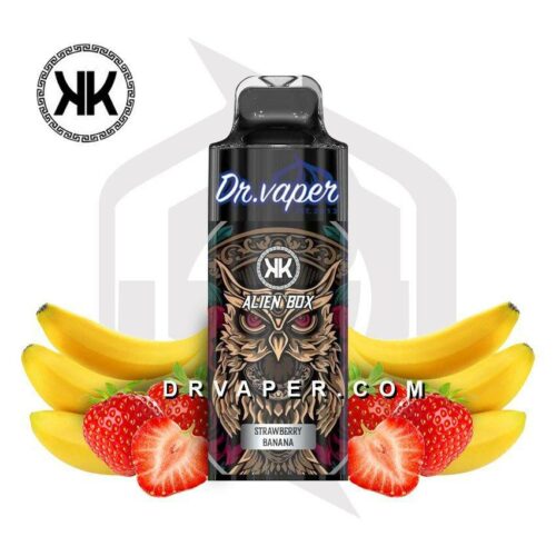 KK ENERGY ALIEN BOX STRAWBERRY BANANA 8000 PUFFS