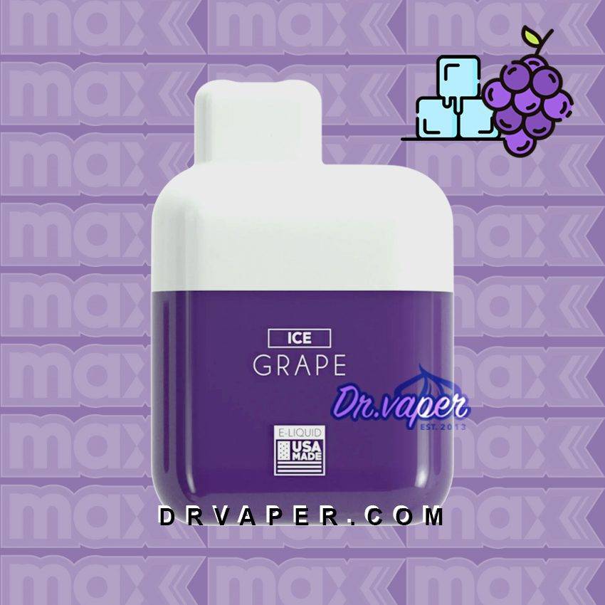 NAKED SALT MAX GRAPE ICE DISPOSABLE 4500 PUFFS