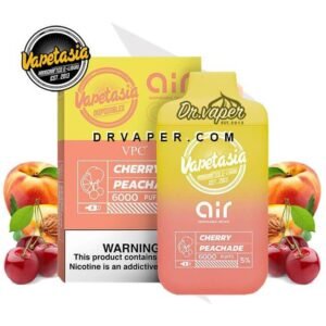 VAPETASIA X AIR CHERRY PEACHADE 6000 PUFFS 5%