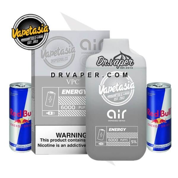 VAPETASIA X AIR ENARGY 6000 PUFFS 5%