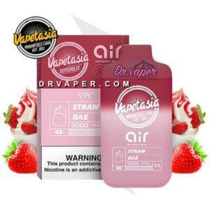 فيبتازيا اكس اير سترو بي 6000 سحبه 5% vapetasia straw bae