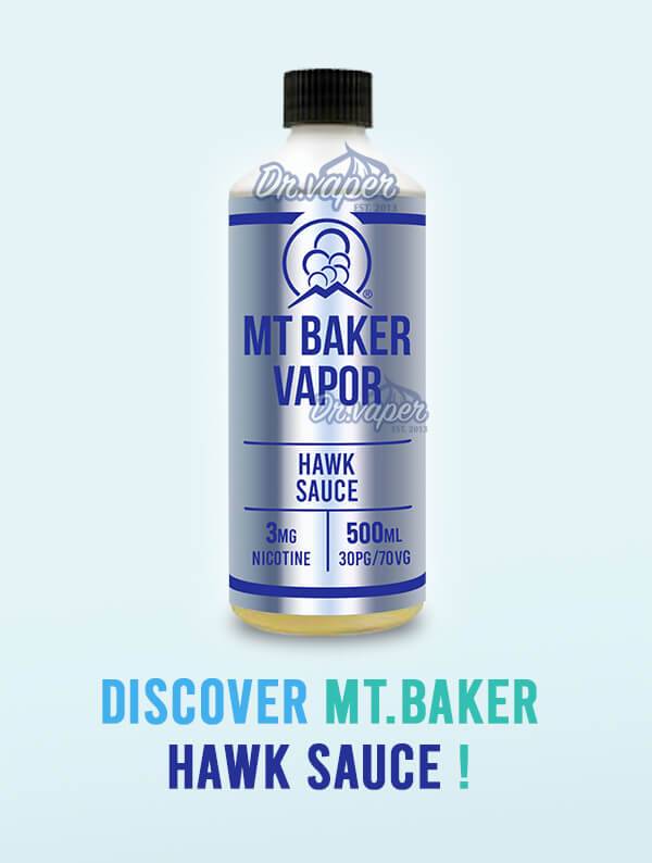 mt baker vape Hawk Sauce banner en HAWK SAUCE 500ML VAPE FLAVOR