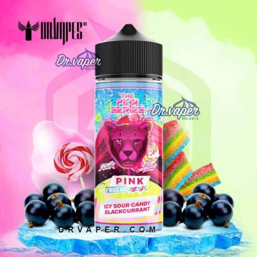 دكتور فيب بنك بانثر ريميكس ايس 120 مل drvapes pink reozen remix panther series 120ml
