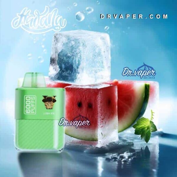 سحبه هوانا لوش ايس 6000 موش ايسكو بار hawana lush ice 6000puffs