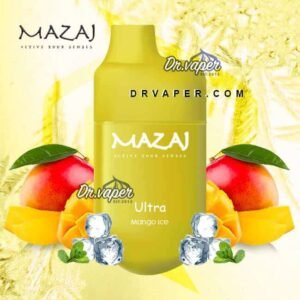 مزاج مانجو ايس 7000 موش الترا سحبة الكترونية mazaj mango ice ultra 7000puffs