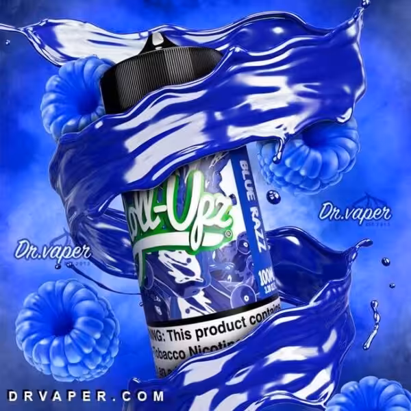 rollupz blue razz 60ml نكهة رول ابز توت ازرق 60 مل