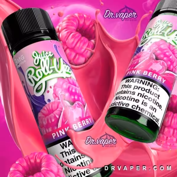 نكهة رول ابز بينك بيري 60 مل rollupz pink berry 60ml