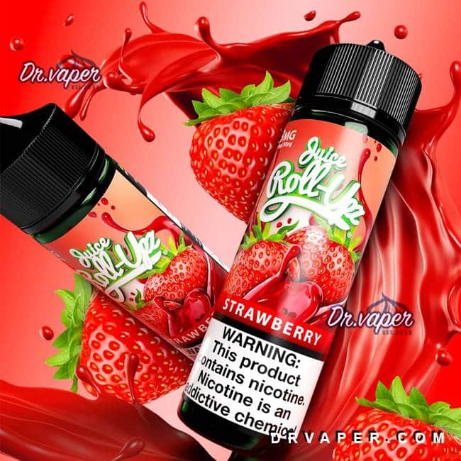 نكهة رول ابز فراوله 60 مل نكهة فراولة rollupz strawberry 60ml