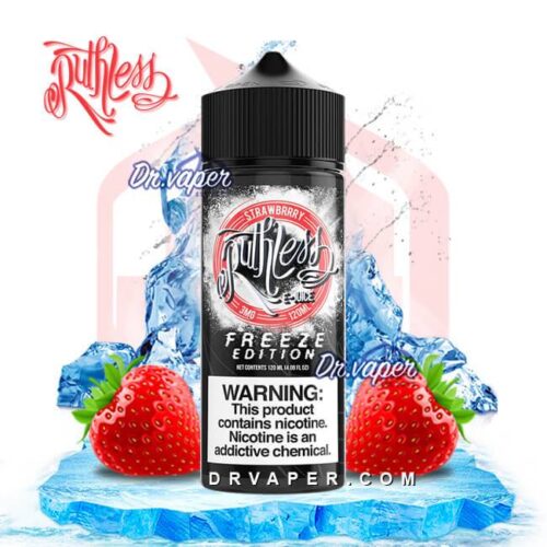 روثلس فراوله ايس 120 مل ruthless strawberry ice