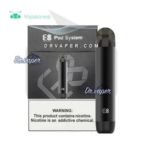 vapeants e8 black فيب انتس سحبة اي 8 نظام بود