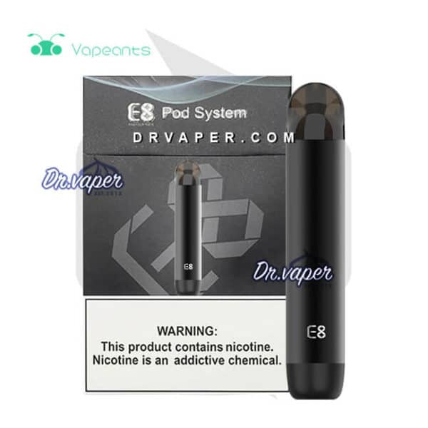 vapeants e8 black فيب انتس سحبة اي 8 نظام بود