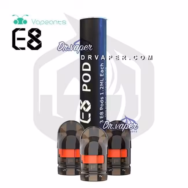 بودات E8 فيب انتس vapeants e8 pods replacement