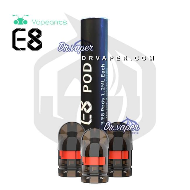بودات E8 فيب انتس Vapeants E8 Pods Replacement 1.5ohm
