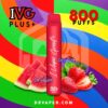 سحبة اي في جي بار بلس 800 موش فراوله بطيخ | IVG BAR PLUS strawberry watermelon 800 puffspuffs