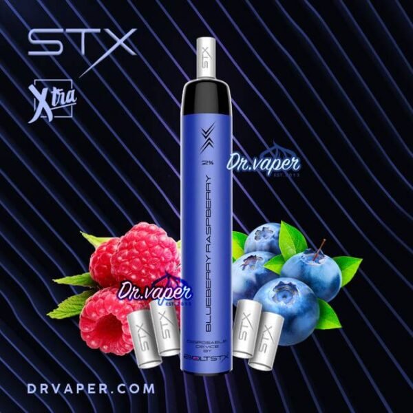 سحبة ستكس 3500 موش 4 فلاتر توت ازرق توت احمر | STX 3500 Puffs Blueberry Raspberry